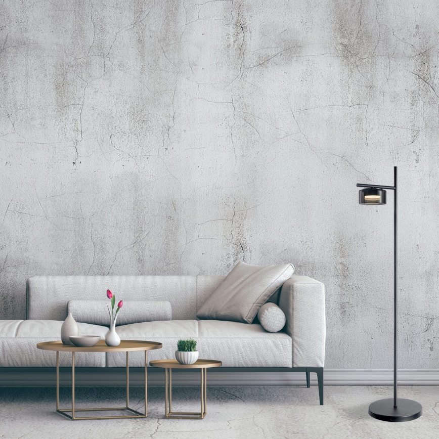 Lampadaire sur pied LED OFELIA 1xGX53/6W/230V noir/fumé