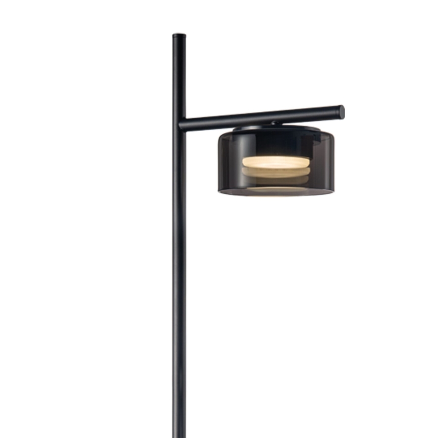 Lampadaire sur pied LED OFELIA 1xGX53/6W/230V noir/fumé
