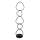 Lampadaire sur pied LED PETRA LED/48W/230V noir
