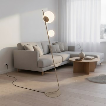 Lampadaire TATU 2xG9/8W/230V beige