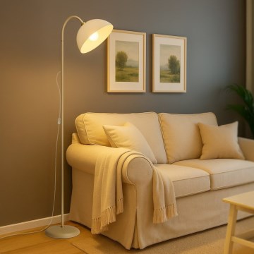 Lampadaire ZACK 1xE27/15W/230V beige