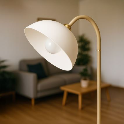 Lampadaire ZACK 1xE27/15W/230V beige