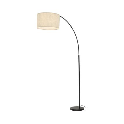 Lampadaire ZENITH 1xE27/15W/230V noir/beige