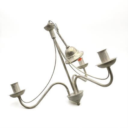 Lampadario a catena ANTON 3xE14/60W/230V bianco patinato