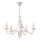 Lampadario a catena ANTON 5xE14/60W/230V bianco patinato