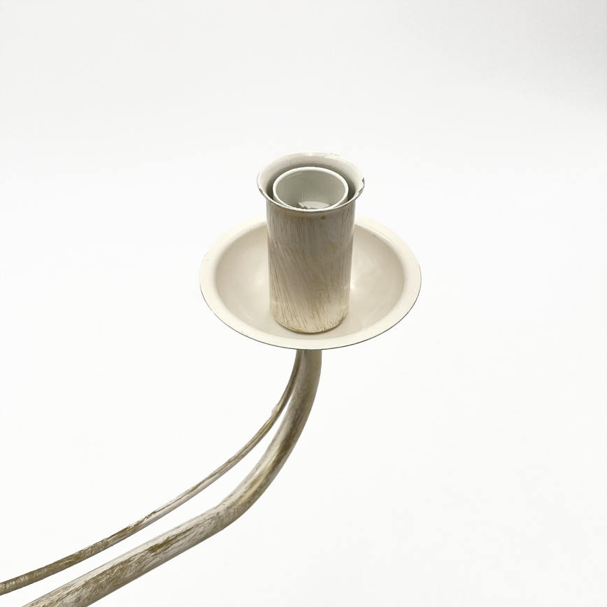 Lampadario a catena ANTON 5xE14/60W/230V bianco patinato
