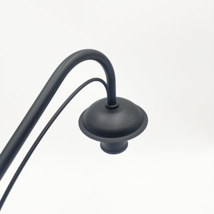 Lampadario a catena ANTON 8xE14/60W/230V nero