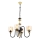 Lampadario a catena BUSAN 4xE27/40W/230V, oro
