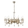 Lampadario a catena CASTRO 8xE14/40W/230V oro