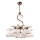 Lampadario a catena COBRA 5xE27/60W/230V bronzo/patina