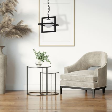 Lampadario a catena DIEGO 1xE14/40W/230V nero