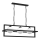 Lampadario a catena DIEGO 3xE14/40W/230V nero