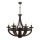 Lampadario a catena KOBE 6xE14/40W/230V marrone