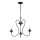 Lampadario a catena UNITY 3xE14/10W/230V nero