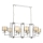 Lampadario a catena VARANA 8xE27/40W/230V cromo lucido