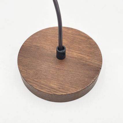 Lampadario a cavo AIDA 1xE27/60W/230V Ø 35 cm rovere/noce/bianco