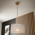 Lampadario a cavo ANTONIO 1xE27/60W/230V rovere