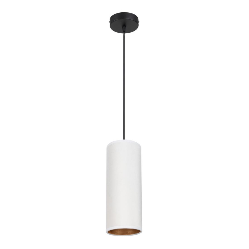 Lampadario a cavo AVALO 1xE27/60W/230V bianco/rame