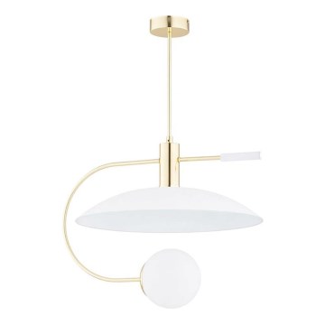Lampadario a cavo BAONI 1xE14/10W/230V, finitura oro