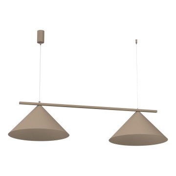 Lampadario a cavo CAPITAL 2xGX53/15W/230V taupe