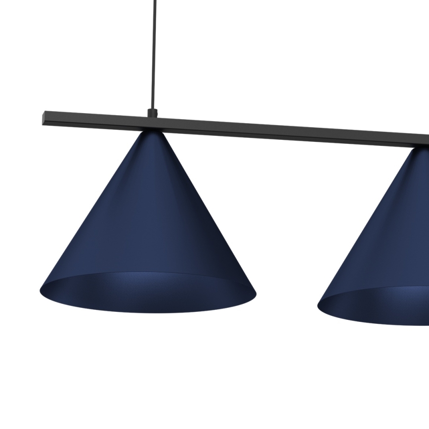 Lampadario a cavo CAPITAL 3xGX53/15W/230V blu