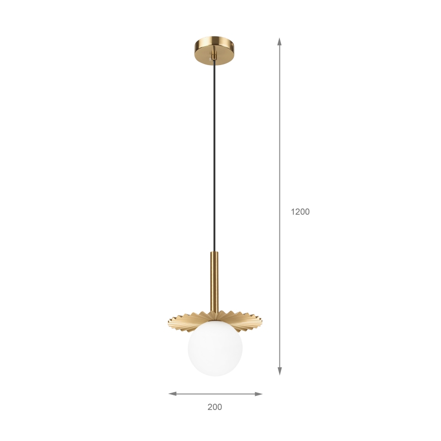 Lampadario a cavo CHITA 1xG9/5W/230V oro