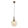 Lampadario a cavo CRUMPLED 1xE27/40W/230V bronzo/beige