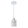 Lampadario a cavo ELEN 1xE27/35W/230V bianco/oro