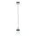 Lampadario a cavo FRONY 1xE27/15W/230V nero/beige