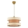 Lampadario a cavo HALO 1xE27/60W/230V marrone/crema