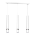 Lampadario a cavo JOKER 3xGU10/25W/230V bianco/cromo lucido