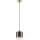 Lampadario a cavo LIAH 1xE27/15W/230V dorato/marrone fumé
