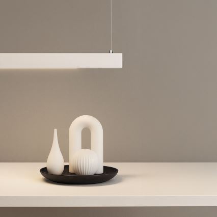 Lampadario a cavo LINEA LED/36W/230V 3000/4000/5700K CRI 90 bianco