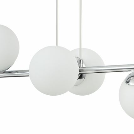 Lampadario a cavo MADDIE 6xE14/5W/230V cromo lucido