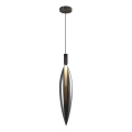 Lampadario a cavo NORDIC 1xG9/5W/230V nero cromato