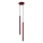 Lampadario a cavo PASTELO 2xG9/8W/230V rosso