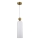 Lampadario a cavo PIEGA 1xE14/40W/230V ottone/bianco
