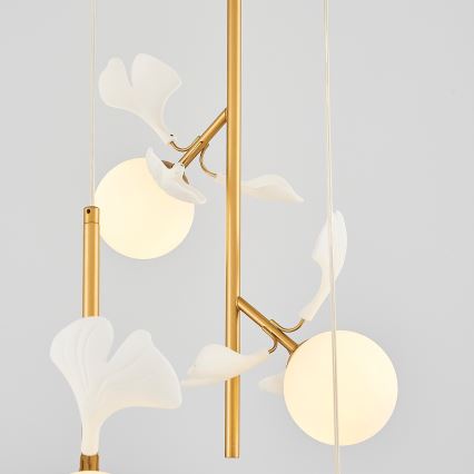 Lampadario a cavo PISTOIA 6xG9/5W/230V dorato