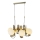 Lampadario a cavo REGGIO 6xE27/40W/230V dorato
