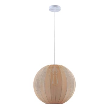 Lampadario a cavo SENSAI 1xE27/20W/230V Ø 40 cm beige