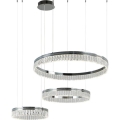 Lampadario a LED dimmerabile in cristallo su cavo THALIA LED/120W/230V 3000-6000K + telecomando