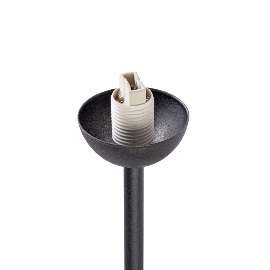 Lampadario a montaggio superficiale OBSIDIAN 6xG9/10W/230V nero/grigio fumé