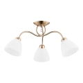 Lampadario a plafone AMARILLO 3xE27/15W/230V oro