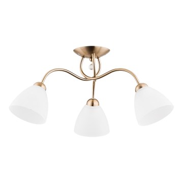 Lampadario a plafone AMARILLO 3xE27/15W/230V oro
