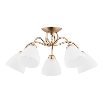 Lampadario a plafone AMARILLO 5xE27/15W/230V oro