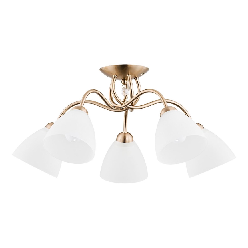 Lampadario a plafone AMARILLO 5xE27/15W/230V oro