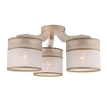 Lampadario a plafone ANDREA 3xE27/60W/230V faggio