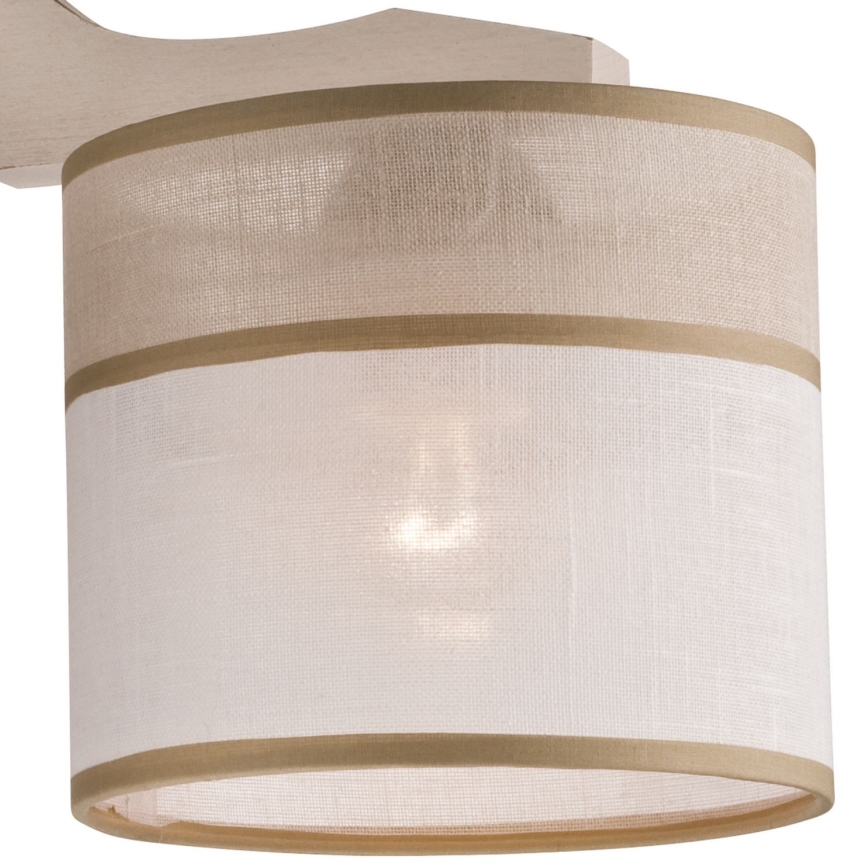 Lampadario a plafone ANDREA 3xE27/60W/230V faggio