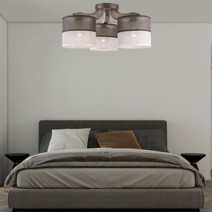 Lampadario a plafone ANDREA 3xE27/60W/230V