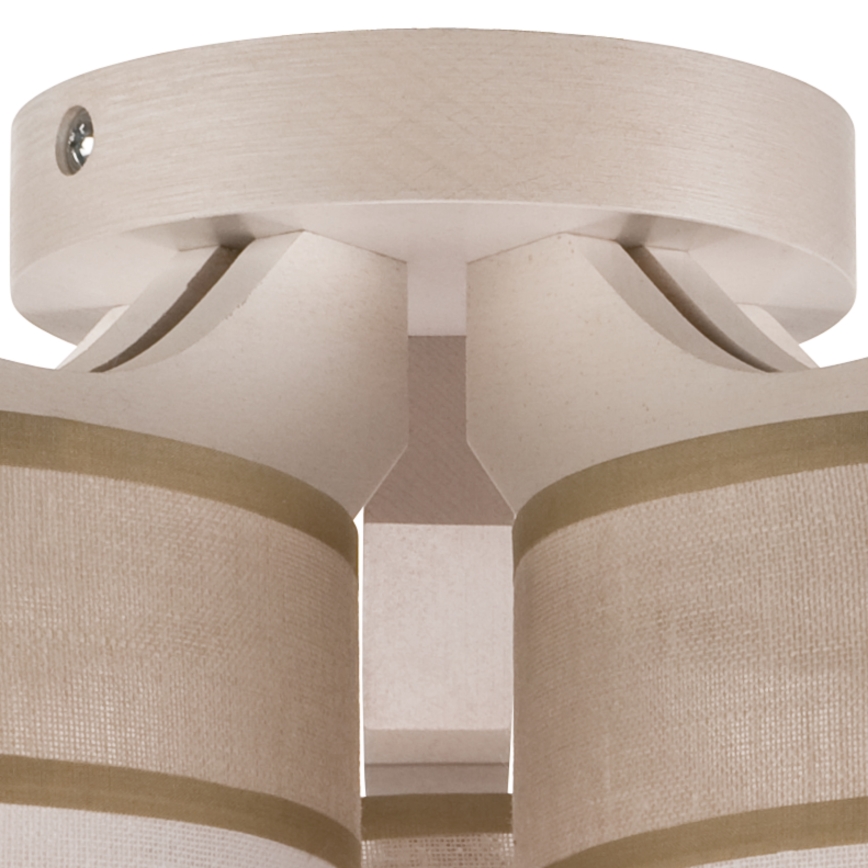 Lampadario a plafone ANDREA 5xE27/60W/230V faggio